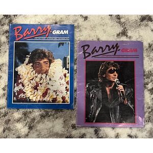 RARE Barry Manilow BarryGRAM Lot Summer 1983 & Spring 1985 BMIFC Fan Club